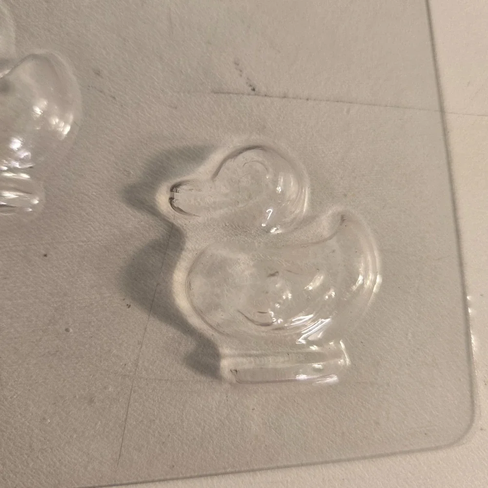9-piece Clear Plastic Candy Molds Football Helmet Easter Dragon Toy Trucks NEW
